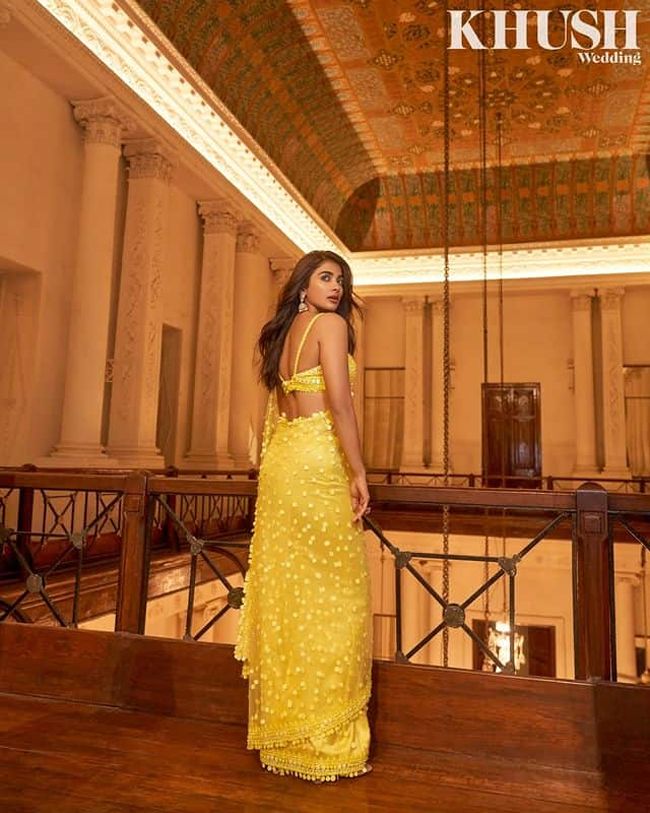 Staggering Show Of Pooja Hegde In Yellow